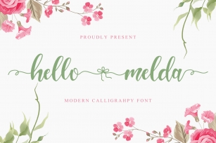 Hello Melda // Lovely Script Font Download