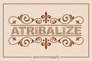 Atribalize Typeface + Extras Font Download