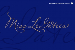 Miss Le Gatees Pro Font Download