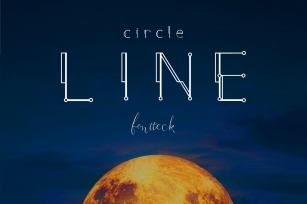Circle Line Font Download