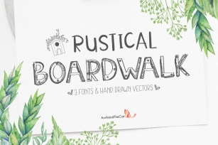Rustical Boardwalk Font Download