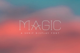Magic All Caps Serif Monogram Font Download