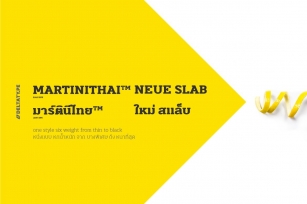 Martini Thai Neue Slab (Complete) Font Download