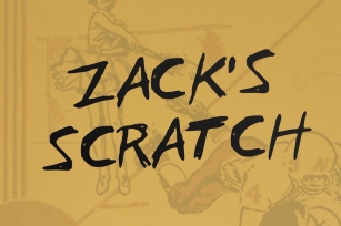 Zack's Scratch Font Download