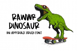 Rawwr Dinosaur Font Download