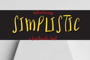 Simplistic typeface Font Download