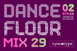 Dance Floor Mix 29 Font Download