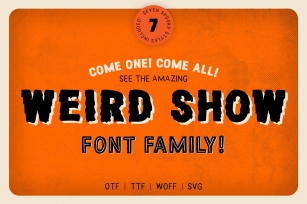 Weird Show Font Download