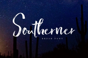 Southerner Brush Script Typeface Font Download