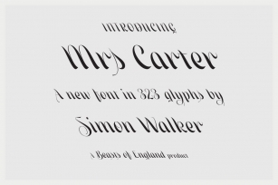 Mrs Carter Font Download