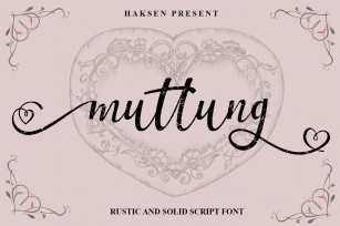 Muttung Script Font Download
