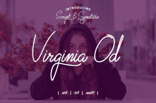 Virginia Od // Luxury Signature Font Download