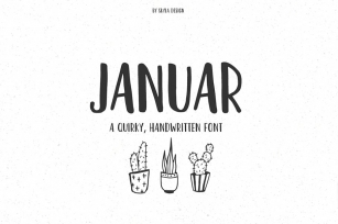 Januar fun handwritten font Font Download