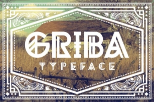 50% OFF GRIBA Typeface Font Download