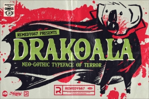 Drakoala – Neo-Gothic Horror Font Download