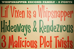 Whipsnapper Extra Condensed Family Font Download
