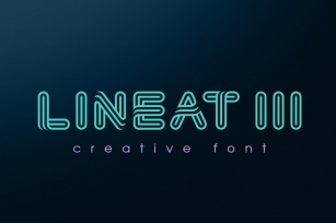 Lineat III font Font Download