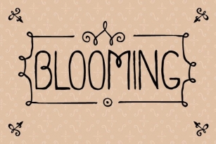 Blooming Font Download