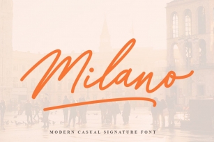 Milano Signature Font Download