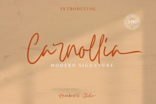 Carnollia Signature Font Download