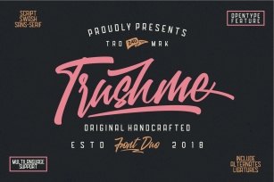 Trushme Duo Font Download