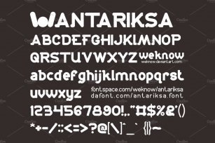 antariksa font Font Download
