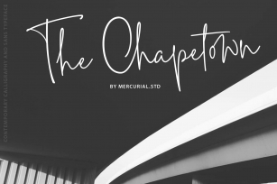 The Chapetown Font Download