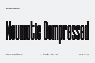 Neumatic Compressed Font Download