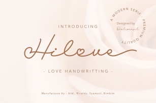 Hilove Script Love Font Download
