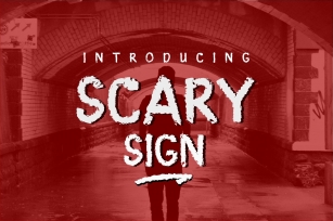 Scary Sign Font Download