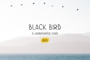 Black Bird a Handwritten Font Download