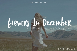 Flowers In December Duo Font Download