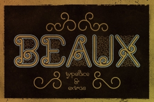 Beaux Typeface + Extras Font Download