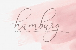 Hamburg Love Pretty Font Download