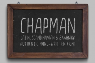 Chapman Handwritten Font Download