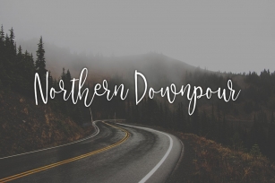Northern Downpour Font Download