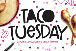 Taco Tuesday Typeface Font Download
