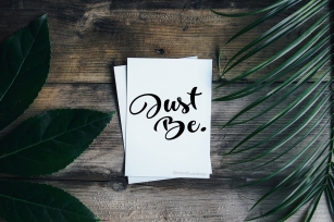 Just Be Font Download