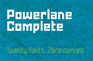 Powerlane Complete Font Download