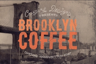 Brooklyn Coffee Custom Font Download