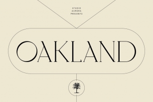 Oakland – Decorative Display Serif Font Download