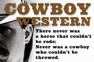 Cowboy Western Font Download