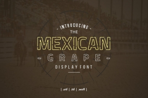 Mexican Grape Display Font Download