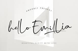 Hello Emillia Script Font Download