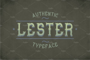 Lester Vintage Label Typeface Font Download