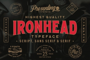 Ironhead Collection Font Download