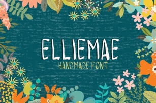 hand drawn font-Elliemae Font Download