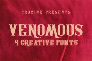 Venomous Typeface Font Download