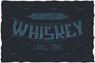 Whiskey Glory Vintage Label Typeface Font Download