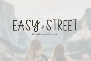 Easy Street All Caps Font Download
